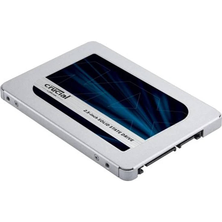Crucial MX500 - Solid-State-Disk - verschlüsselt - 500 GB - intern - 2.5 Zoll (6.4 cm) - SATA 6Gb/s - 256-Bit-AES - TCG Opal Encryption 2.0 (CT500MX500SSD1) – Bild 2