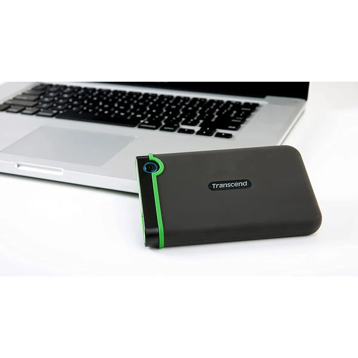 Transcend StoreJet 25M3 - Festplatte - 4 TB - extern (tragbar) - 2.5 Zoll (6.4 cm) - USB 3.1 Gen 1 - AES - Iron Gray (TS4TSJ25M3S) – Bild 3