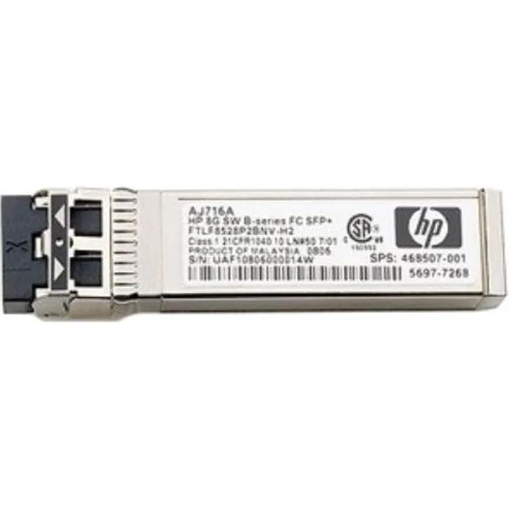 HPE B-Series 8G SAN-Transceiver, LC-Duplex SM 10km, SFP+ (AJ717A)