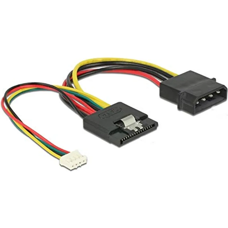 DeLOCK - Netzteil - interne Stromversorgung, 4-polig bis 4-Pin-Mini-Stromversorgungsstecker, SATA Leistung - 15 cm
