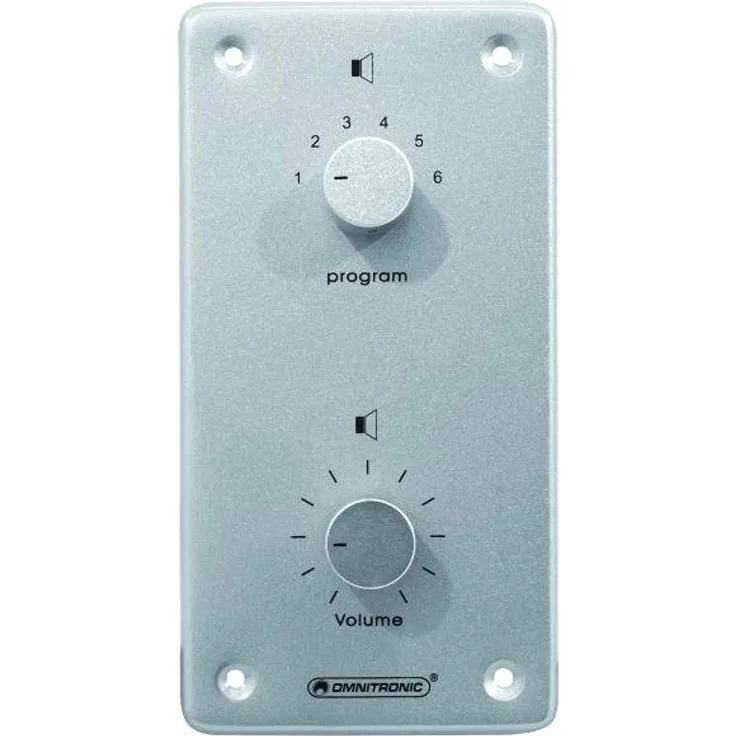 Omnitronic 80711095 Pa Vol Contr-Prog Auswahl 10 W Mono Bk