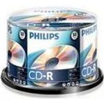 Philips CD-R Rohlinge (700 MB Data- 80 Minuten, 52x High Speed Aufnahme, 50er Spindel) - Preisvergleich