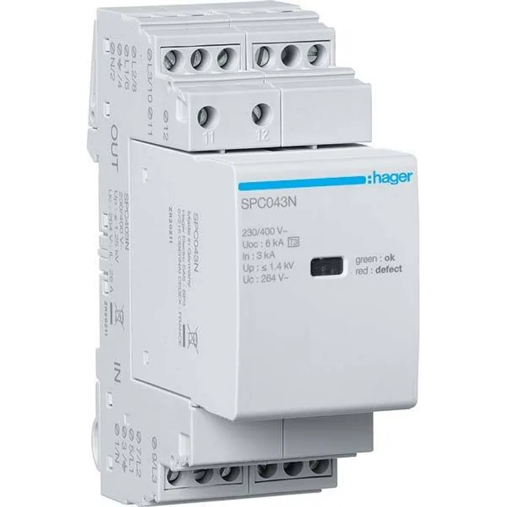 HAGER Überspannungsableiter SPC403N