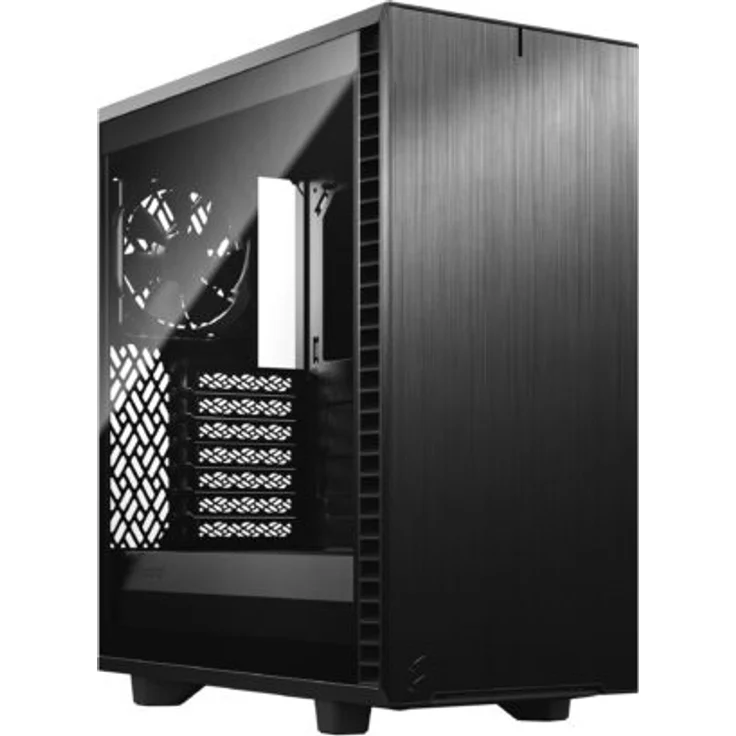 Fractal Design Define 7 Compact Light Tempered Glass Black, schallgedämmt, Glasfenster (FD-C-DEF7C-03) – Bild 1