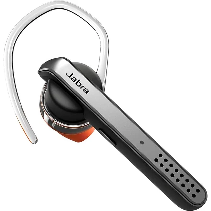 Jabra Talk 45 Mono In-Ear Headset, Kabellos Telefonieren, Podcasts und Musik hören oder das GPS abfragen, Bluetooth-Headset, silber – Bild 1
