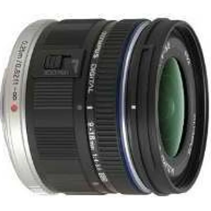 Olympus M.Zuiko Digital ED 9-18mm F4.0-5.6 Objektiv, Weitwinkelzoom, geeignet für alle MFT-Kameras (Olympus OM-D & PEN Modelle, Panasonic G-Serie), schwarz