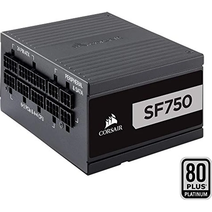 Corsair SF750 SF Series Vollmodulares 80 Plus Platinum Netzteil (750 Watt) schwarz (EU) – Bild 1