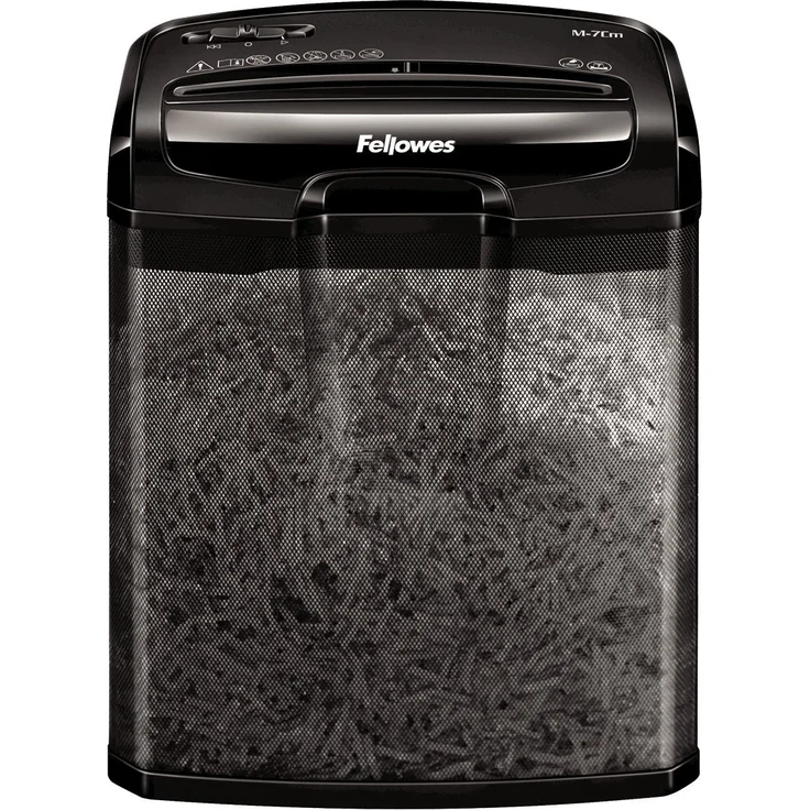 Fellowes Aktenvernichter Powershred M-7Cm, 7 Blatt, 4x35mm Partikelschnitt (P-4), für 1 Nutzer Zuhause - Preisvergleich – Bild 1