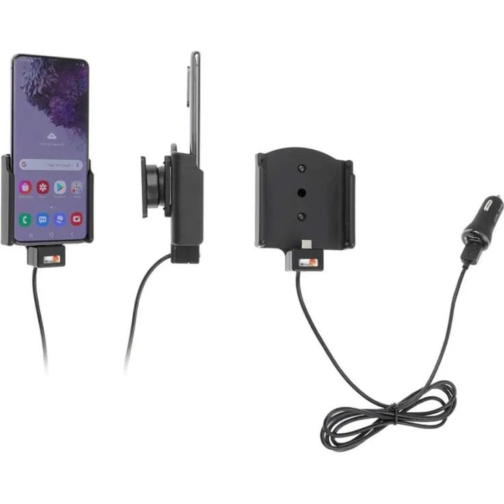 Brodit Halter aktiv Samsung Galaxy S20 (4G - 5G) mit USB-Kabel