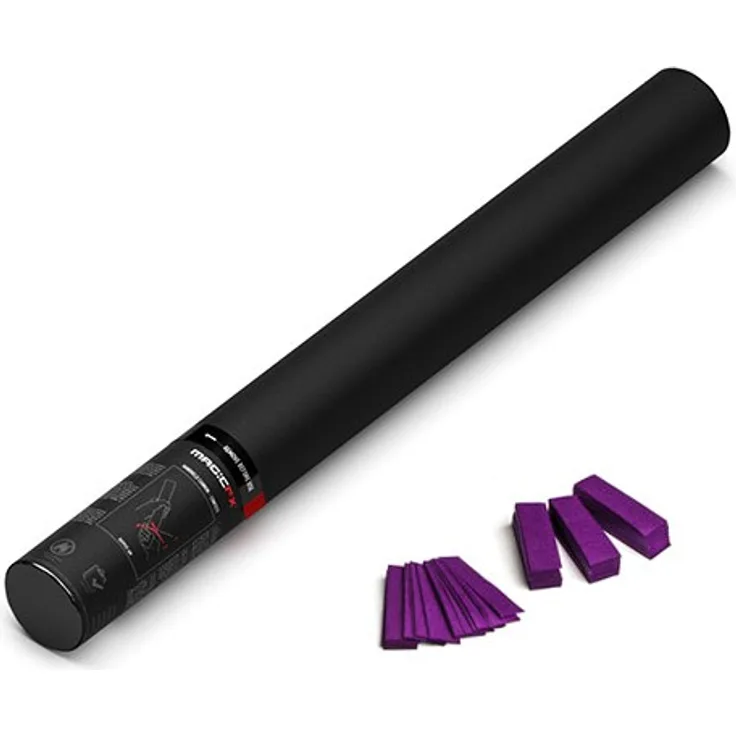 Magic FX Handbetriebene Konfettikanone 50cm - Lila