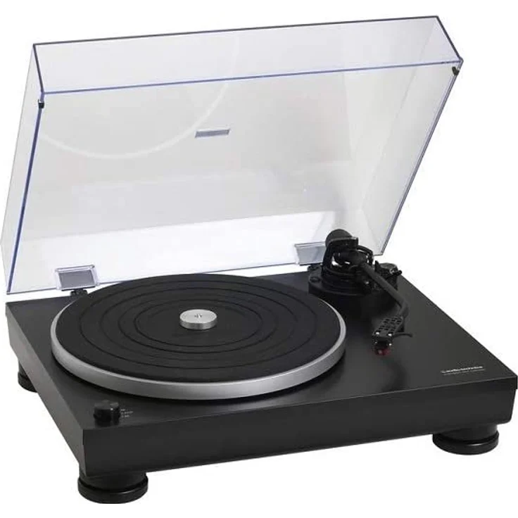 Audio-Technica AT-LP5X Plattenspieler, hohe Zugfestigkeit, Manueller Plattenspieler mit Direktantrieb, schwarz – Bild 3