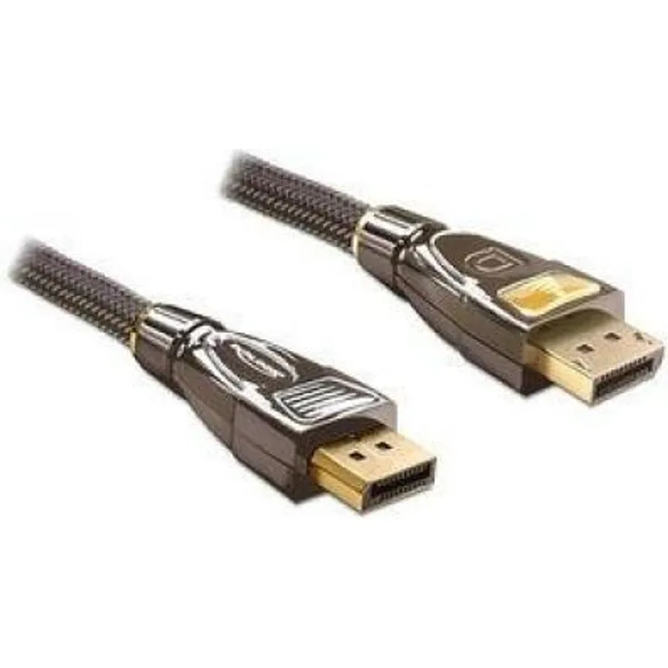 DeLOCK - Video- / Audiokabel - DisplayPort (M) - DisplayPort (M) - 2,0m (DisplayPort 1,2) - Anthrazit (82771)