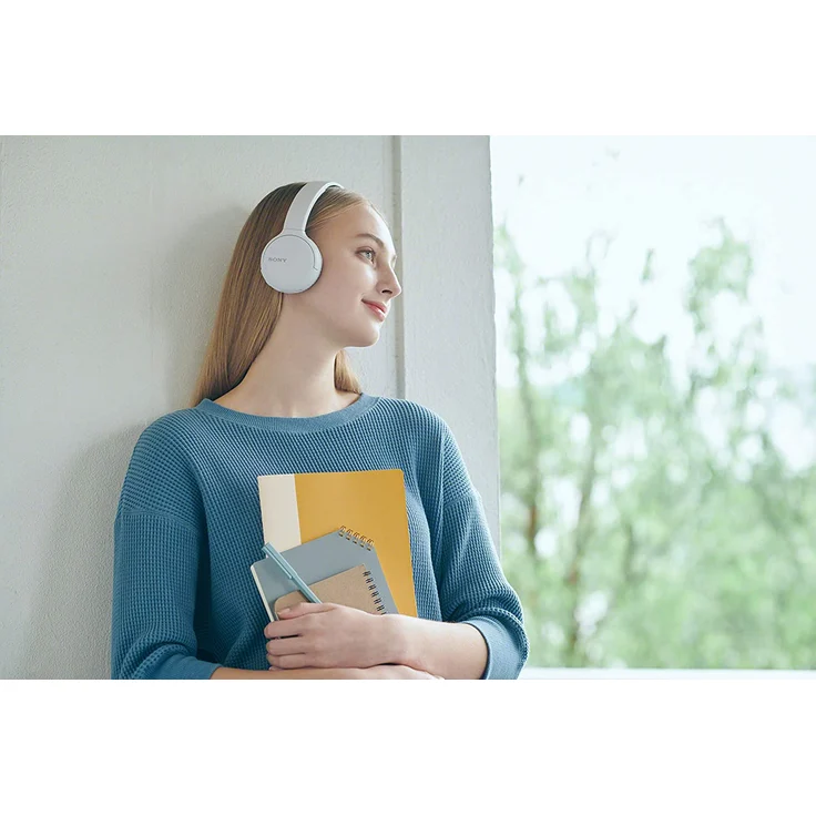 Sony WH-CH510 On-Ear-Kopfhörer, mit Bluetooth, Mikrofon, weiß – Bild 6