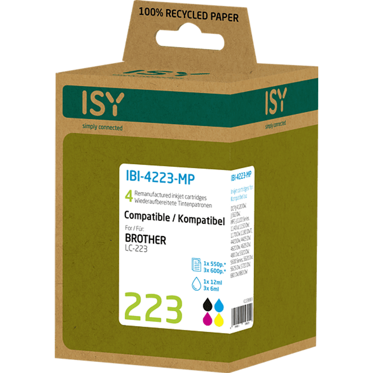 ISY IBI-4223-MP Tintenpatrone Mehrfarbig
