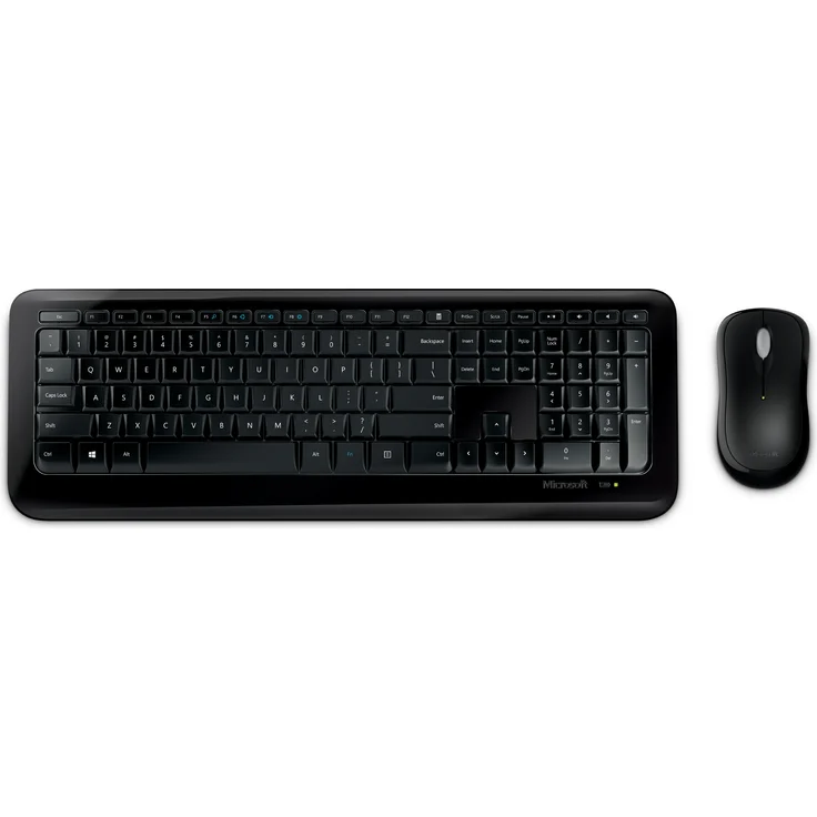 Wireless Desktop 850 (Set mit Maus und Tastatur, deutsches QWERTZ Tastaturlayout, schwarz, kabellos) – Bild 2