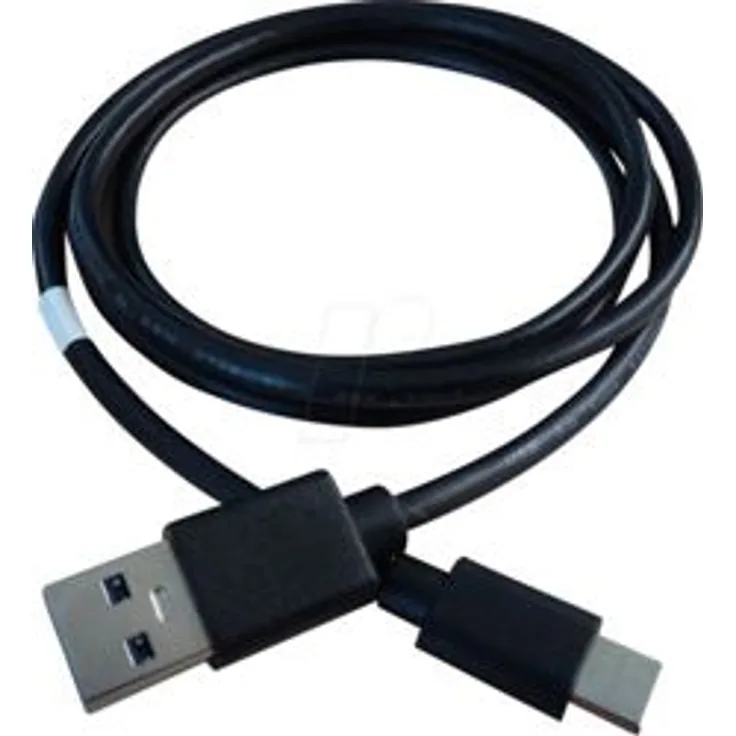 Kabel nanoxia USB 2.0 auf USB-C 1,0m schwarz