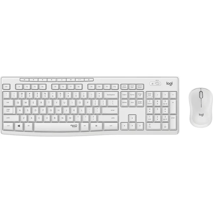 Logitech MK295 Silent - Tastatur-und-Maus-Set - kabellos - 2.4 GHz - QWERTZ - Deutsch - Off White (920-009819) – Bild 2