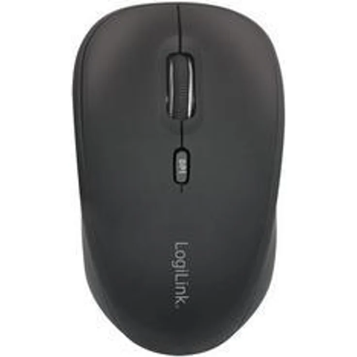 Logilink maus funk 2,4 ghz 3-button, schwarz (id0193) – Bild 1