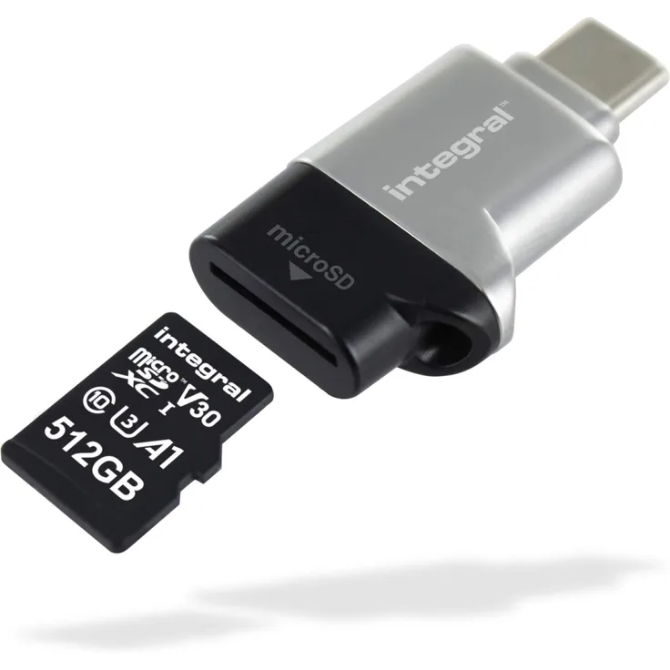 Integral Micro SD Kartenleser USB 3.0-USB C Typ C OTG Speicherkartenadapter für Micro SD, microSDHC, microSDXC