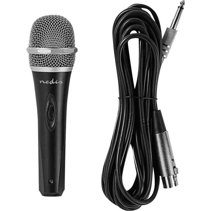 Kabelgebundenes Mikrofon | Empfindlichkeit -72 dB +--3 dB | 50 Hz - 14 kHz | 5,0 m | Reise-Etui