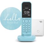 Gigaset CL390 schnurloses Design-Telefon ohne Anrufbeantworter, DECT Telefon mit Freisprechfunktion, großem Grafik Display, leicht zu bedienen mit intuitiver Menüführung, Purist Blue, Analog-Telefon, blau