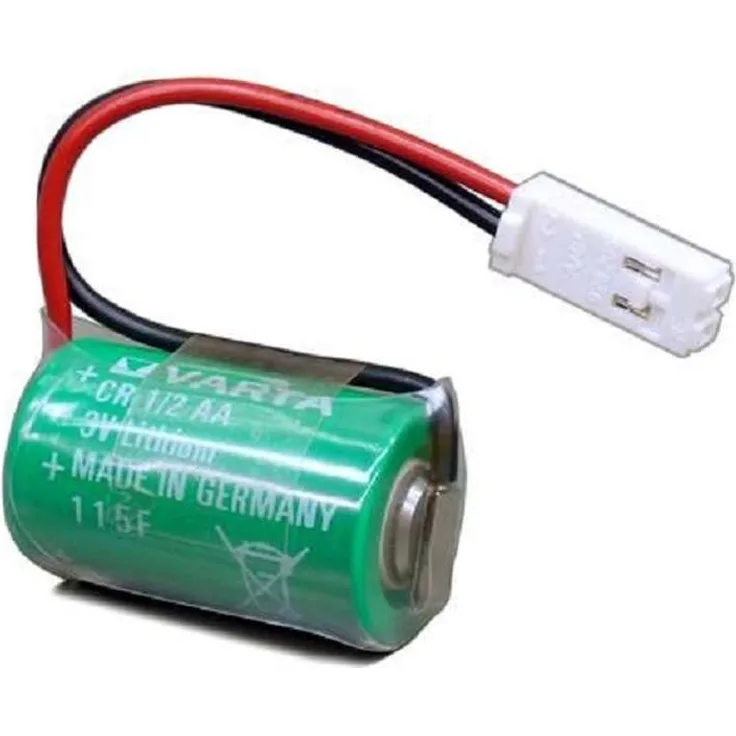 Varta Lithium 3V Batterie CR1/2AA mit AMP-BUCHSE-928205-2P Siemens...