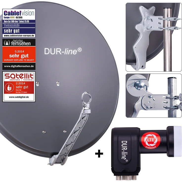 DUR-line Select 75 A + +Ultra Quad - 4 Teilnehmer Set – Bild 1
