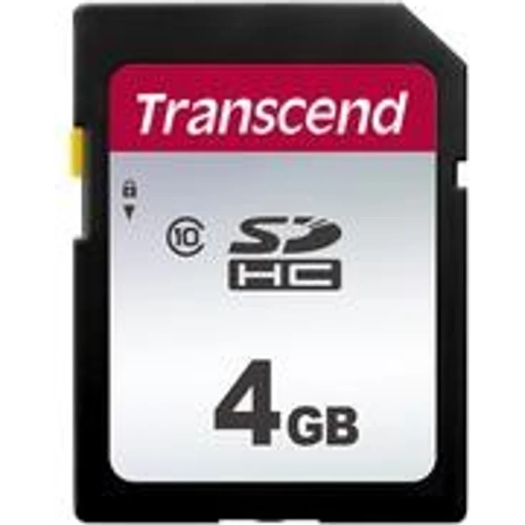 Transcend 4GB SDXC-SDHC 300S Speicherkarte TS4GSDC300S - bis zu 95 MBs lesen und 40 MBs schreiben – Bild 1