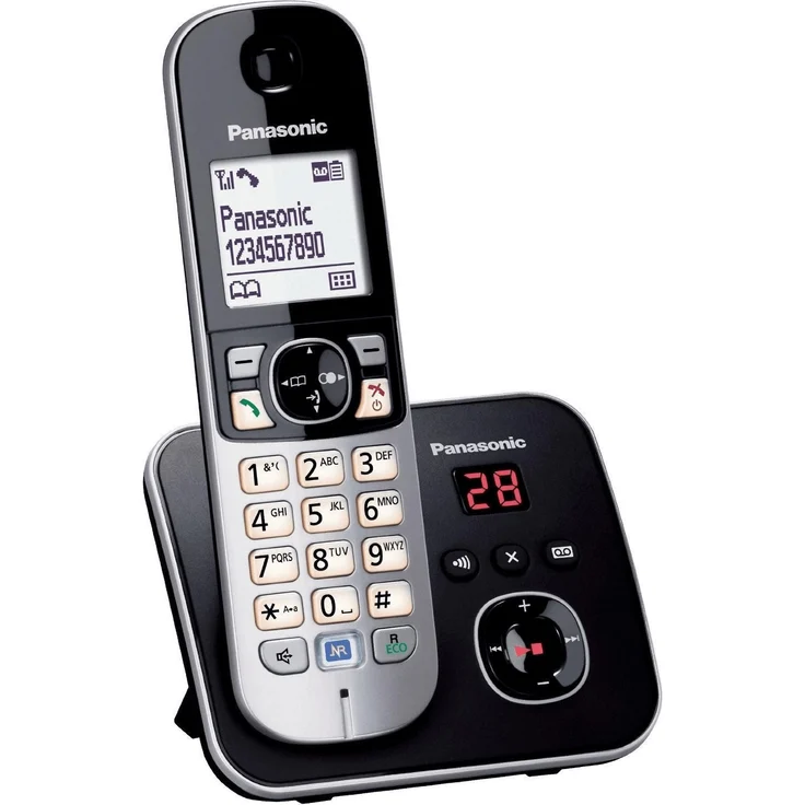 Panasonic KX-TG6823 Analog-Telefon schwarz – Bild 5