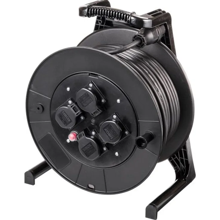 JUMBO Jumbo-Kabeltrommel 25m H07RN-F 3G1,5 qmm schwarz