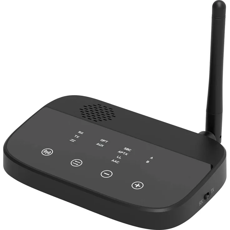 Renkforce BTHP-100 Bluetooth Musik-Sender/Empfänger Bluetooth Version: 4.2, aptX, SBC 100 m integrierter Bluetooth Repeater (RF-3257424)