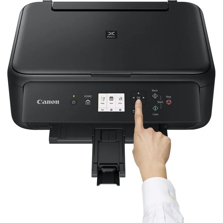 Canon PIXMA TS5150 (3-in-1) Multifunktionsdrucker - (Tintenstrahl) Farbe, Druckgeschwindigkeit: 13 s/w, 6,8 Farbe, Auflösung: 4800 x 1200, WLAN, AirPrint, Wi-Fi Direct, Cloud Print (2226C036) – Bild 5