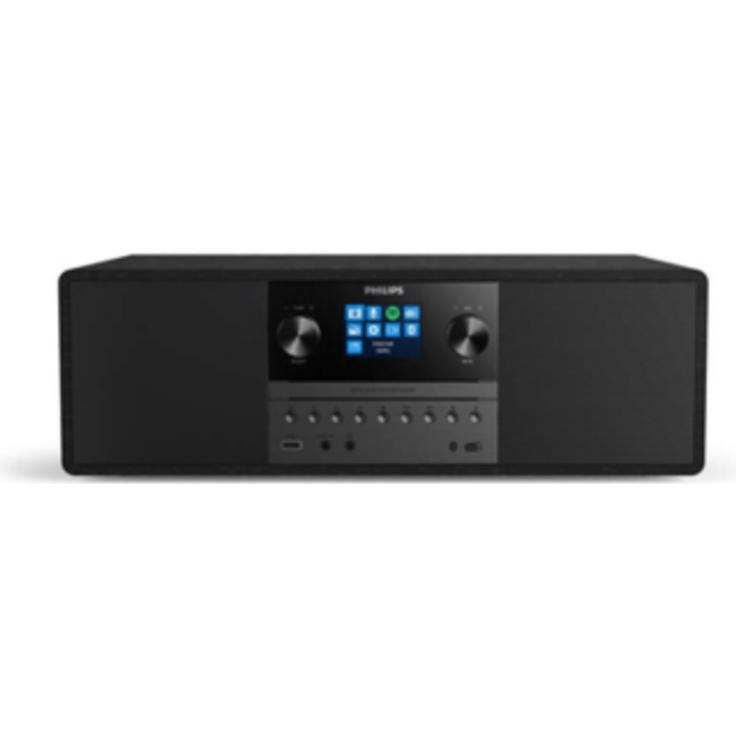 Philips TAM6805-10 Internetradio mit Bluetooth, WLAN, LED-Display, Wecker, schwarz