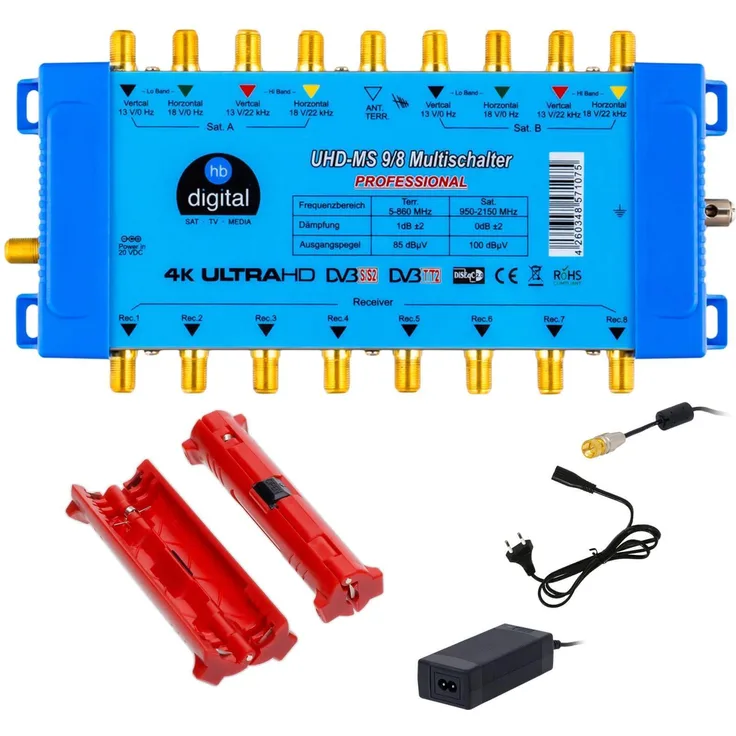 SET Multischalter 9/8 + Abisolierer