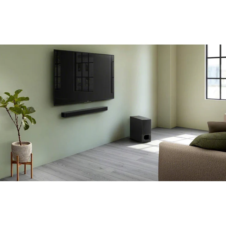 Sony HT-S350 2.1 Soundbar mit Subwoofer, kabellos/kabelgebunden, geeignet für TV, schwarz (2019) – Bild 13