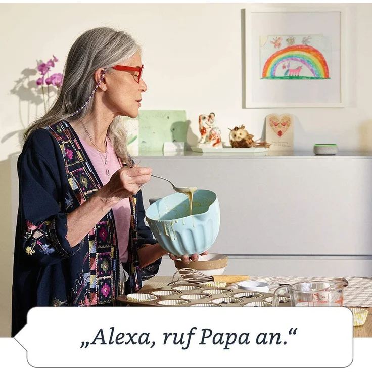 Amazon Echo Dot (3. Generation) Sprachassistent Anthrazit/Stoff US-Version mit EU-Adapter - Preisvergleich – Bild 6