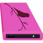 HipDisk LS122 Early Bird 500GB SSD Externe Festplatte (6,4 cm (2,5 Zoll), USB 3.0) tragbare portable mit Silikon-Schutzhülle stoßfest wasserabweisend rosa-pink