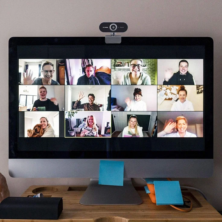 Midland W199 - Web-Kamera - Farbe - 1920 x 1080 - 1080p - Audio - USB2.0 (C1476) – Bild 4