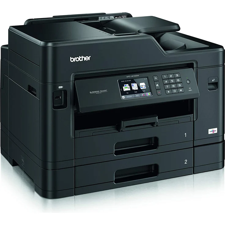 Brother MFC-J5730DW (4-in-1) Multifunktionsdrucker - (Tintenstrahl) Farbe, Druckgeschwindigkeit: 22 s/w, 20 Farbe, Auflösung: 4800 x 1200, LAN, (MFCJ5730DWG1) – Bild 2