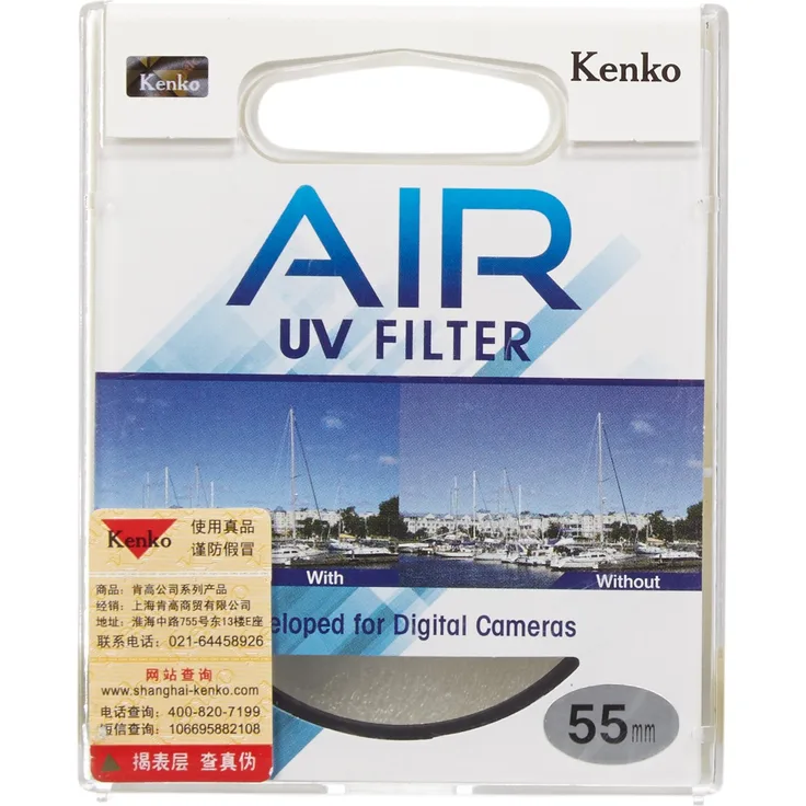 Kenko 225593 AIR UV Filter 55mm schwarz