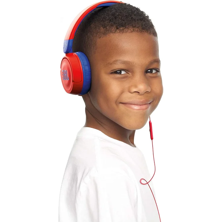 JBL JR 310 Kinder On-Ear-Kopfhörer kabelgebunden rot, blau – Bild 9
