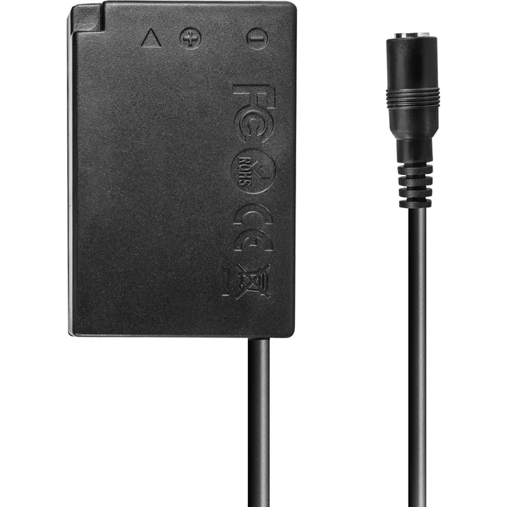 kj-vertrieb DC-Kuppler, Akkuadapter für Canon DR-E18 - ersetzt LP-E17 - 5,5 x 2,1mm