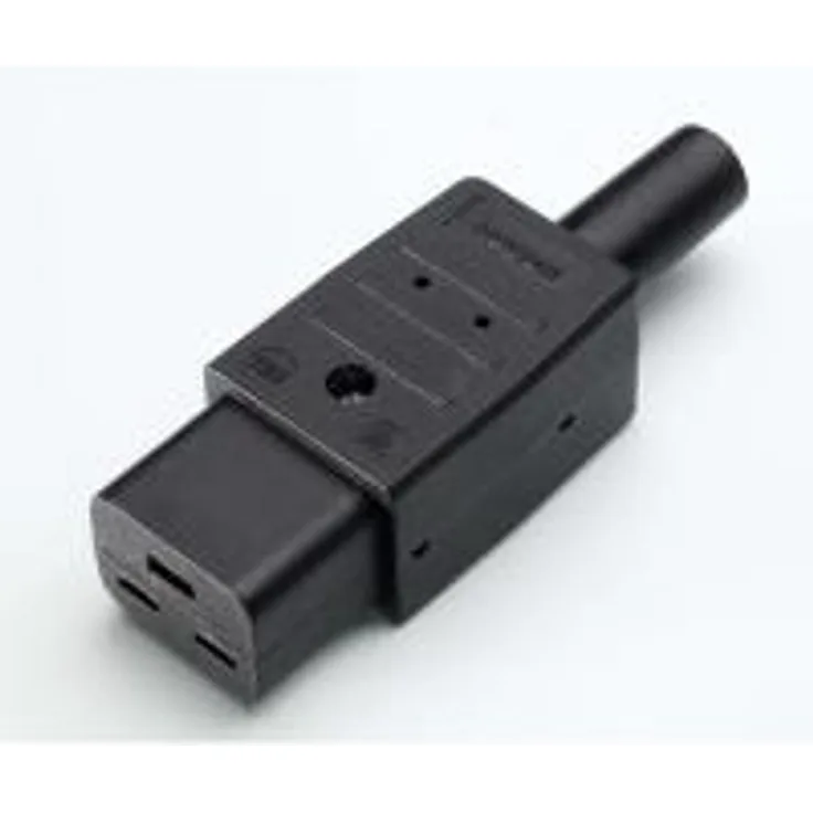 Bachmann - Netzanschluss - IEC 60320 C19 16 A - Schwarz (915.174)