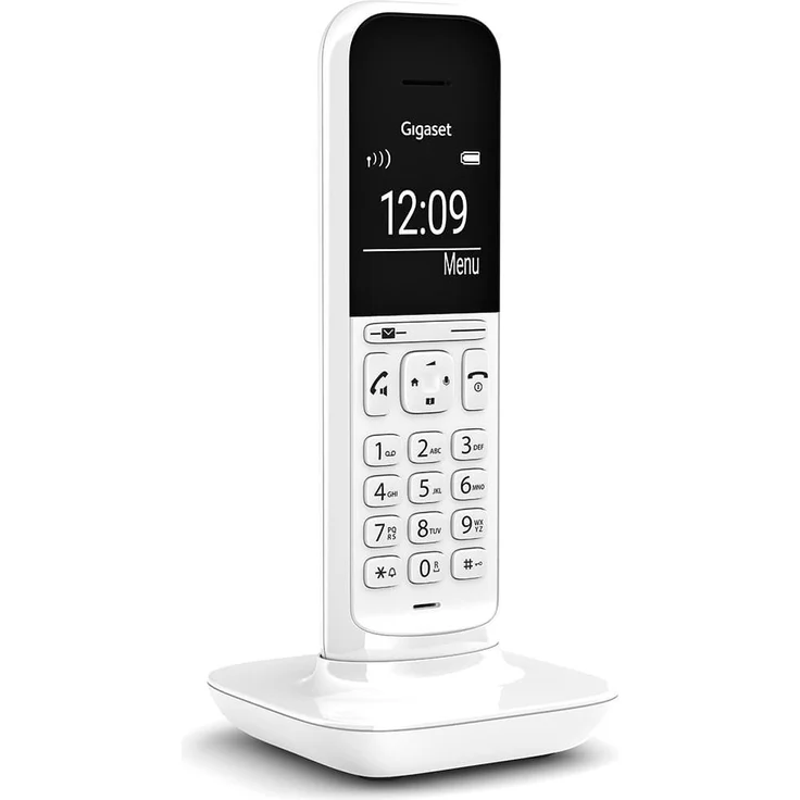 Gigaset CL390HX Universal Mobilteil, Design Telefon, geeignet für FRITZ!Box und HD Voice Freisprechfunktion, schnurloses DECT Telefon mit großem Grafik Display, Lucent White, VoIP-Telefon, weiß – Bild 7