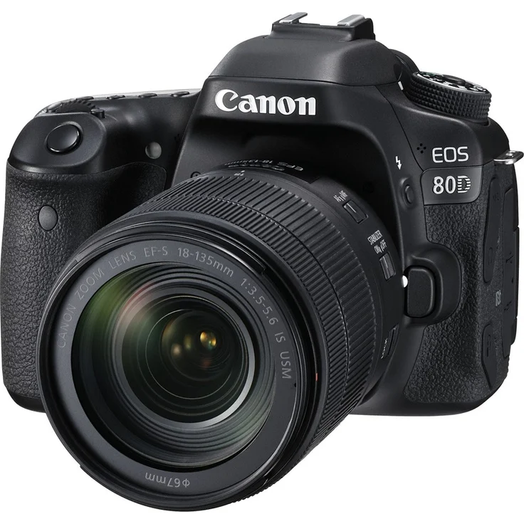 Canon EOS 80D SLR-Digitalkamera (24,2 MP, 7,7cm (3 Zoll) Display, Full HD, NFC und WLAN) schwarz – Bild 7