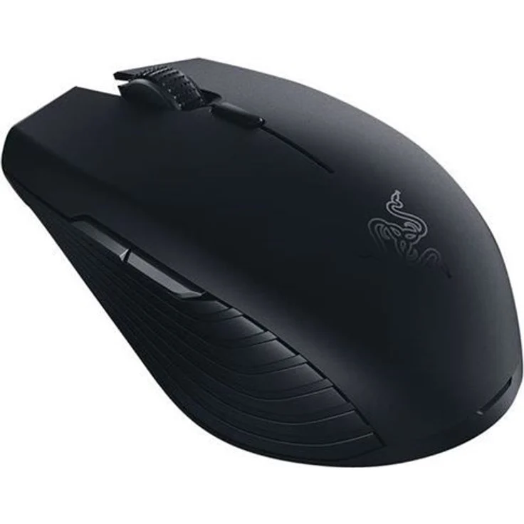 Razer Atheris - Kabellose Gaming und Office Maus (280 Stunden Batterie-Laufzeit für wireless Arbeiten, optischer Sensor, Adaptive Frequenz-Technologie, duale Verbindung) Schwarz – Bild 1