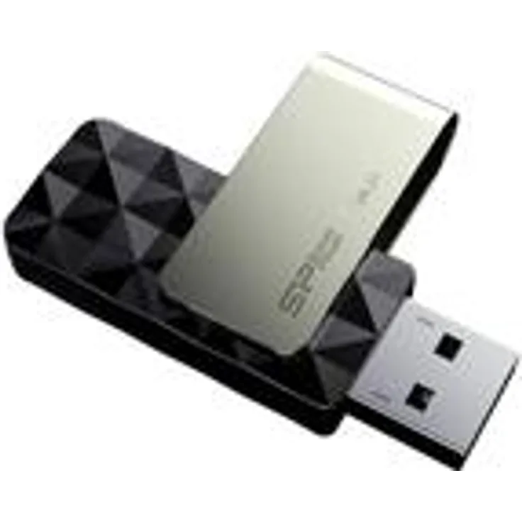 Silicon Power Blaze B30 256 GB USB 3.0 (3.1 Gen 1) Type Black, Silver USB Flash Drive  USB-Sticks (256 GB, USB 3.0 (3.1 Gen 1), Type, Sleeve, 14.8 g, Black, Silver)