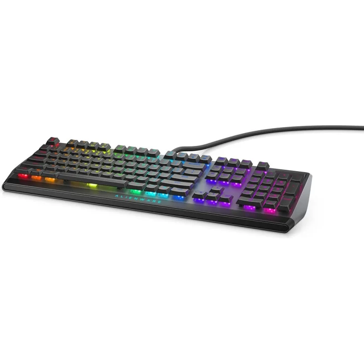 Alienware AW510K - Tastatur - Hintergrundbeleuchtung - USB - CHERRY MX Low Profile Red - Die dunkle Seite des Mondes - für Alienware Area-51, Aurora, Aurora R10, Aurora R9, M15, M17, G5 5090 (545-BBCL) Englisch QWERTY – Bild 1