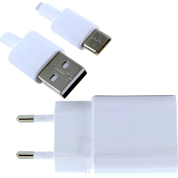 Huawei - HW-050200E01 - Ladegerät + Datenkabel USB Typ-C - Weiss
