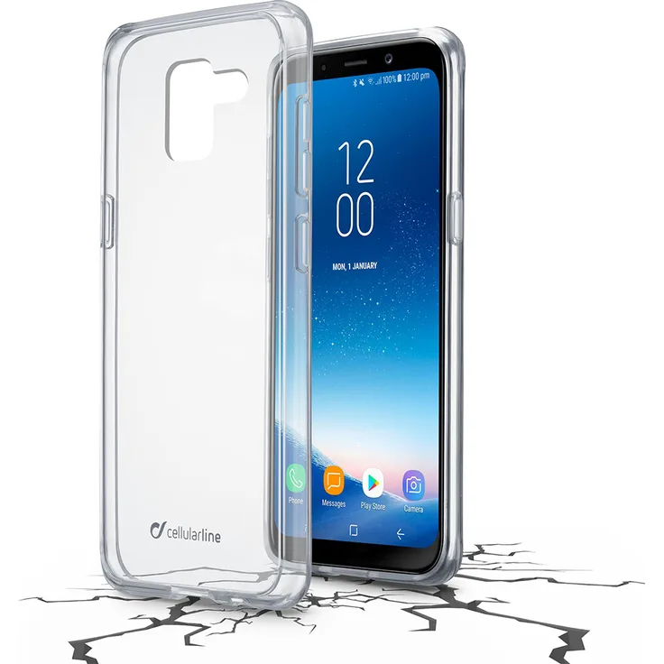 Cellular Line CLEARDUOGALA818T Galaxy A8 2018 Transparent